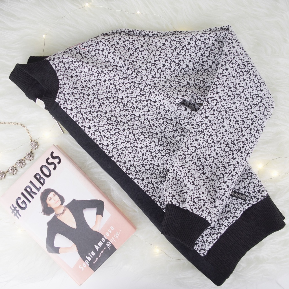 MICHAEL KORS - Floral Jacquard Bomber Jacket